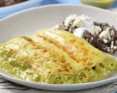 Enchiladas Verdes Gratinadas