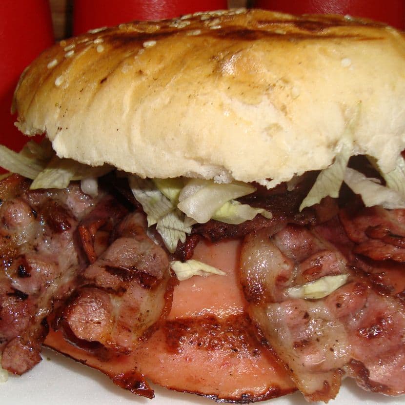 Hamburguesa tocino