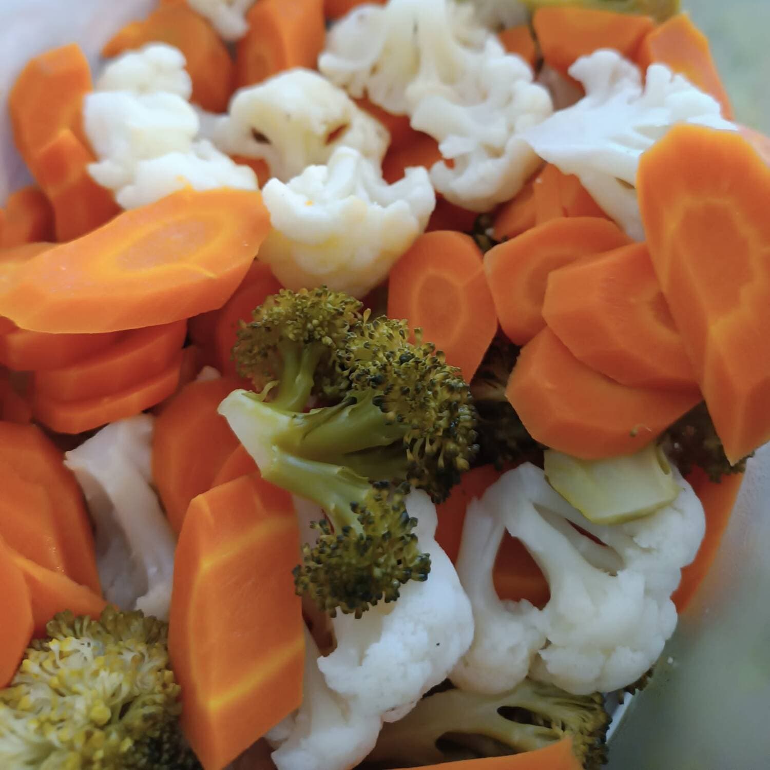 Verduras al Vapor 1/2 Orden