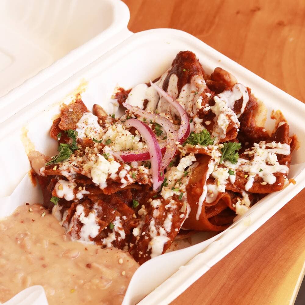 Chilaquiles Leudo.