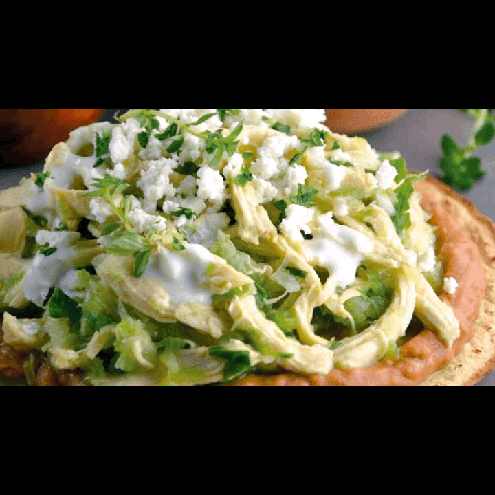 Tostada de pollo