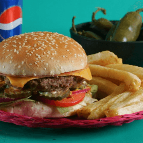 Hamburguesa con Papas