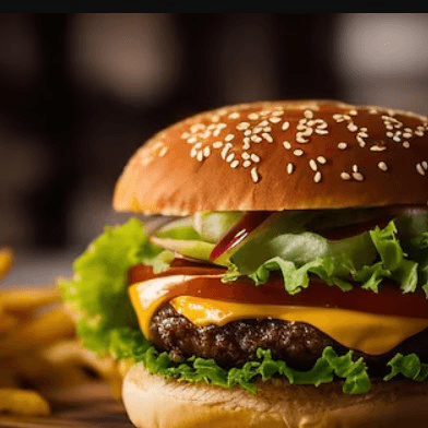 Hamburguesa con Jamón & Queso