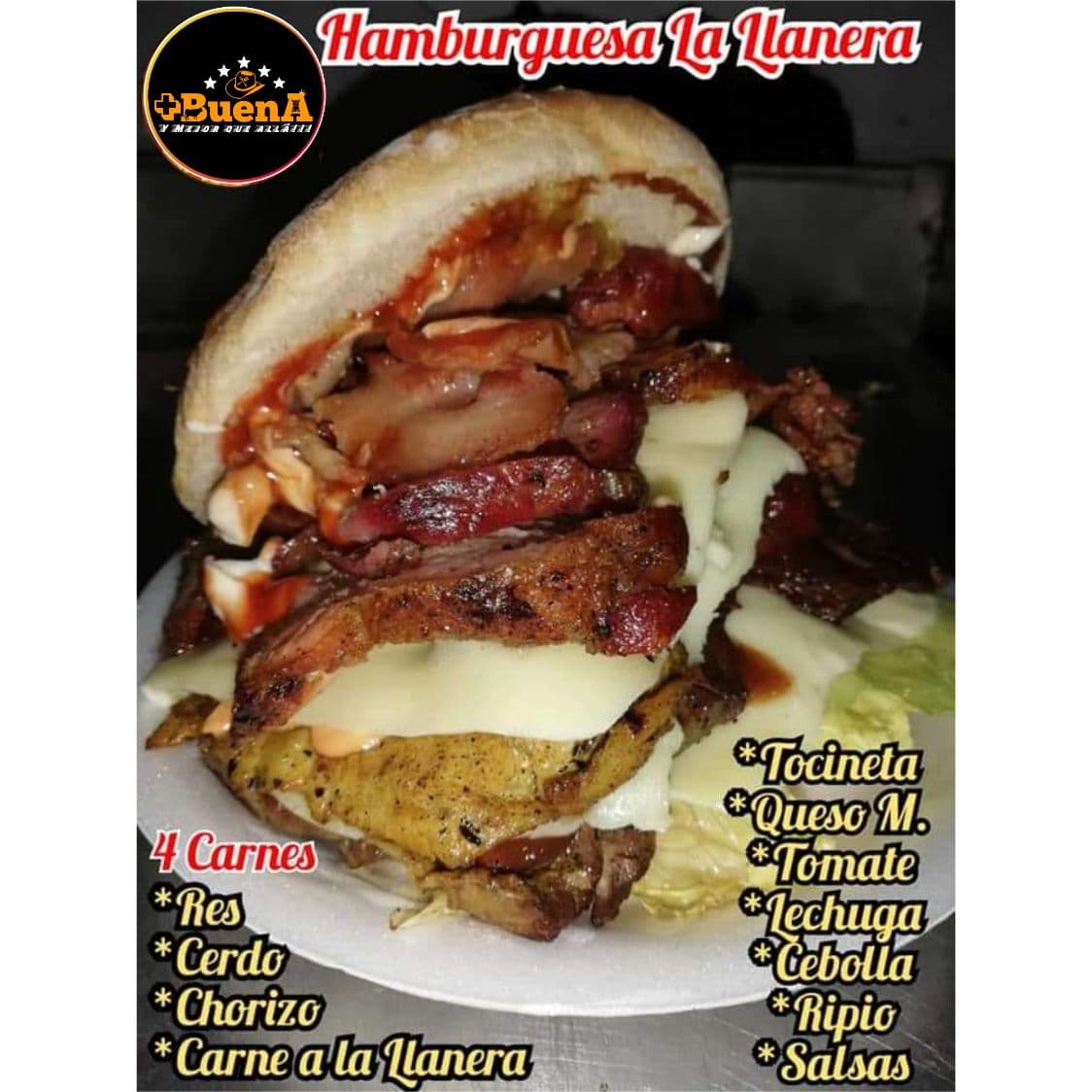 Hamburguesa Llanera