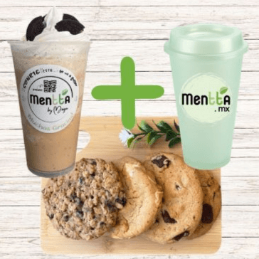 Combo Frappe + Galletas + Termo