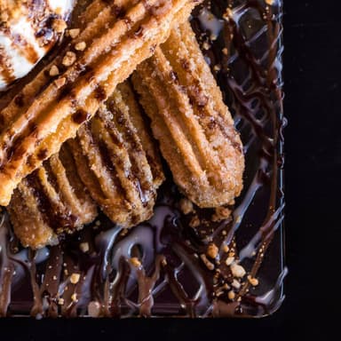 Churro acompañado