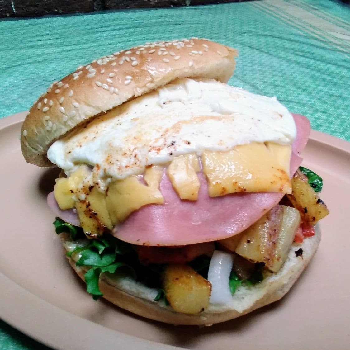 Hamburguesa Tocino