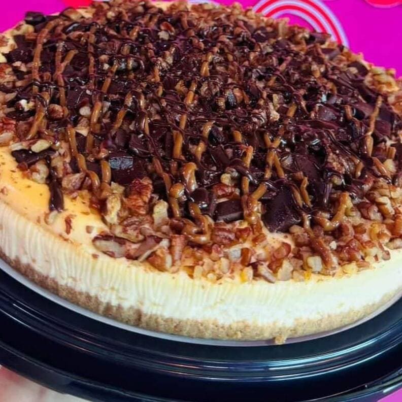 Rebanada Cheesecake Chispas de Chocolate y Nuez