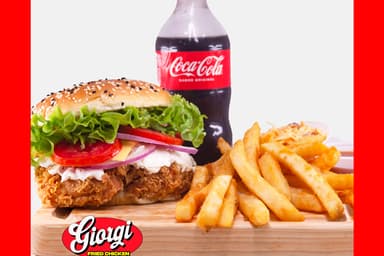 Combo De Hamburguesa De Pollo