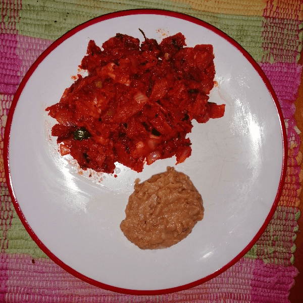 Chilaquiles Rojos estilo Made It