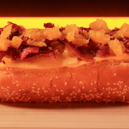 Perro Hawaiano + Salchipapamini +Gaseosa (prs)