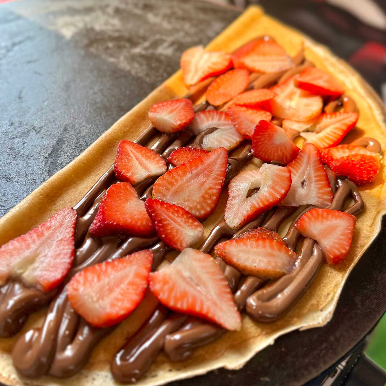 Crepa de Nutella con Fresas