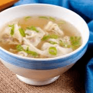 Sopa Wantan de Pollo