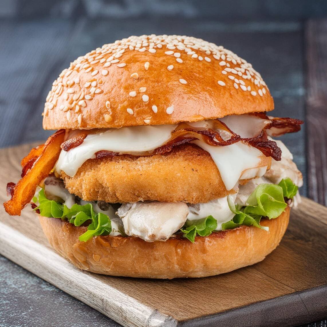 Chicken Burger Original(CON PAPAS)
