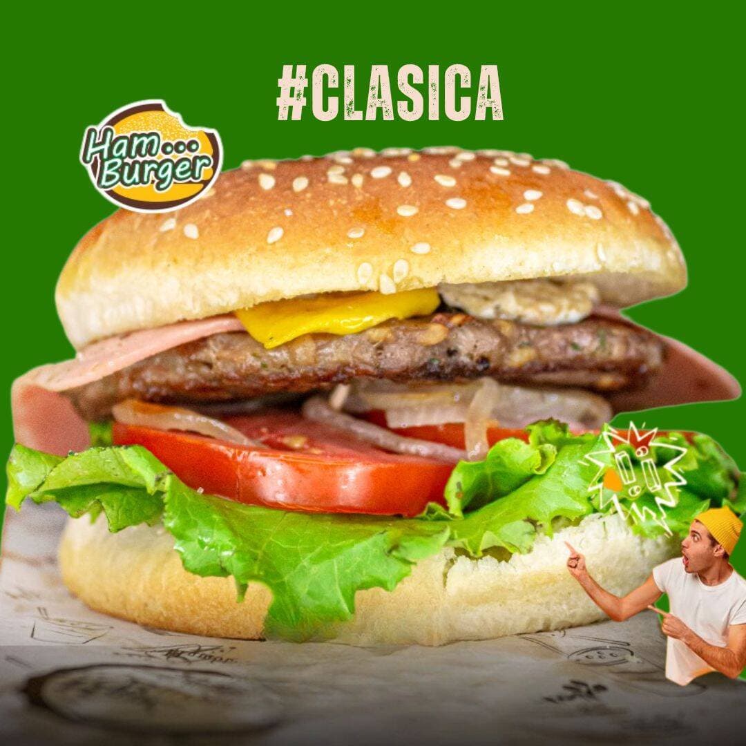 Combo hamburguesa Clásica