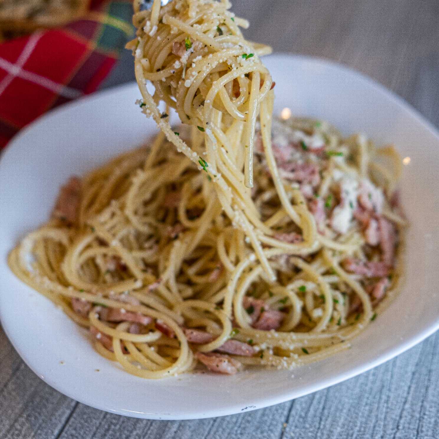 Pasta Alfredo + Refresco