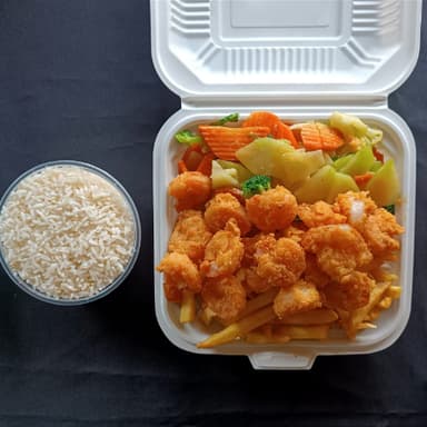Camarones empanizados