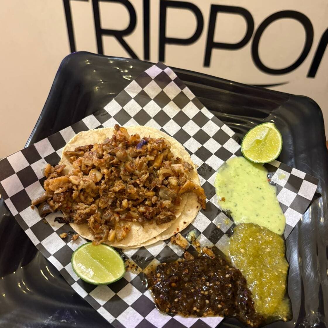 Taco de tripa