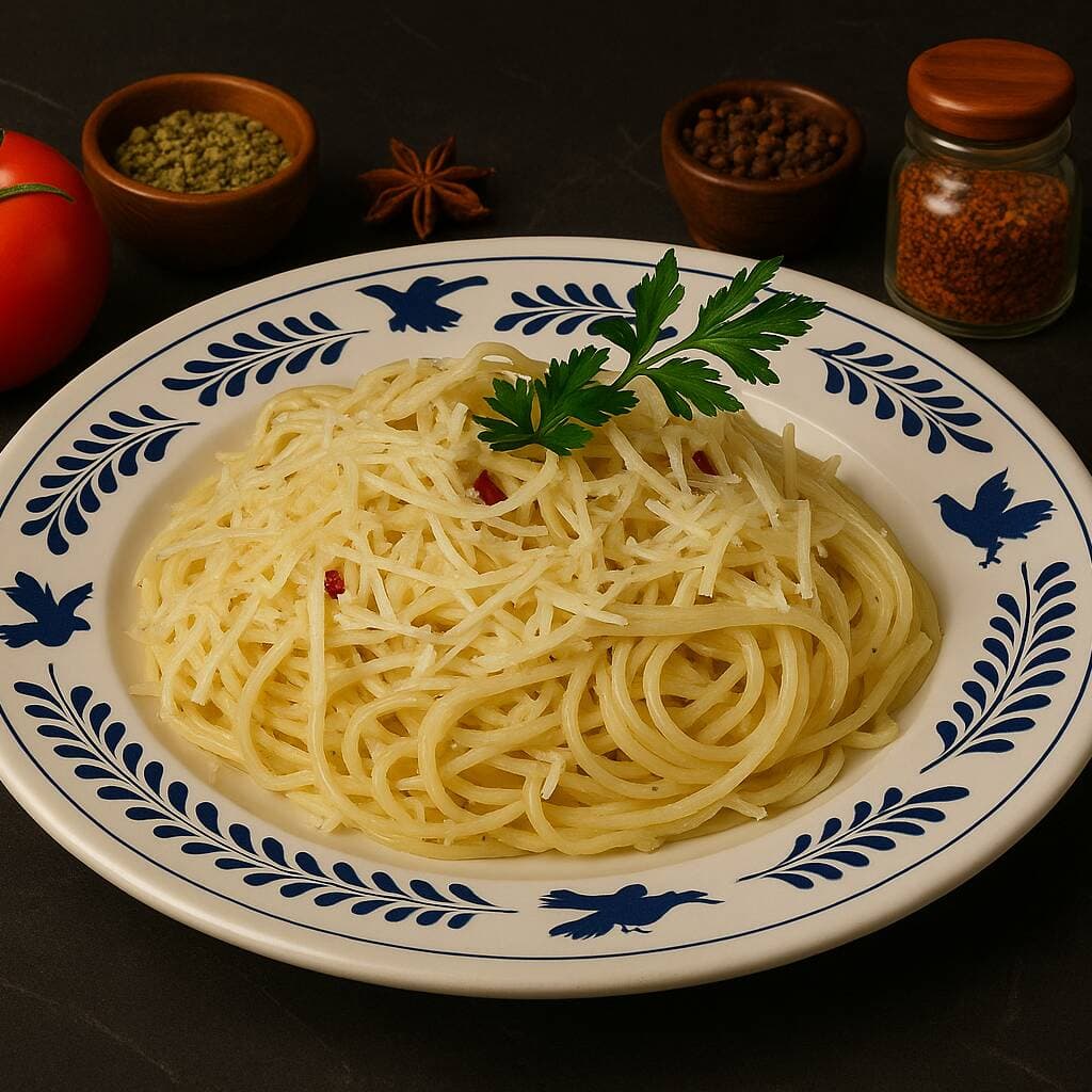 SPAGUETTI AGLIO E OlIO