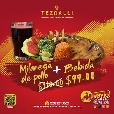 Milanesa De Pollo + Bebida
