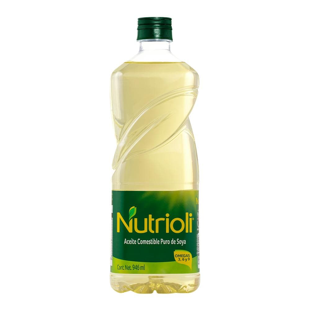 Aceite de soya Nutrioli 946 ml botella
