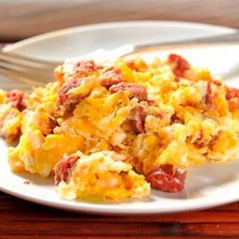 Huevo Revuelto Con Chorizo