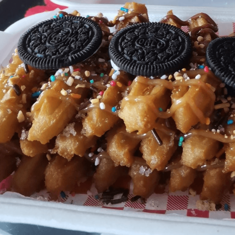 Churros con oreo