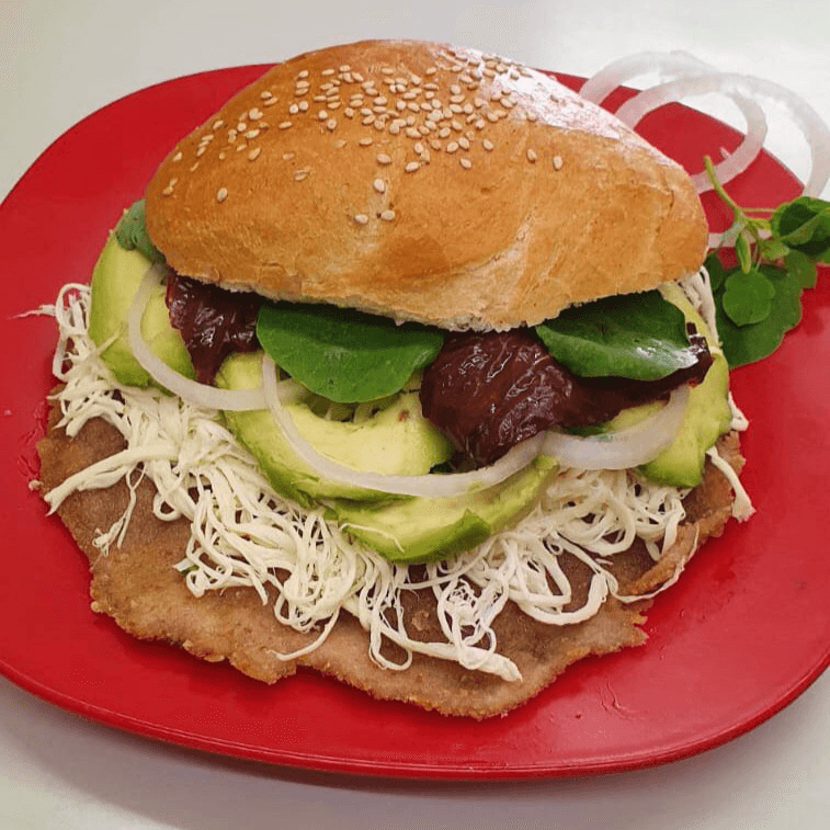 CEMITA DE MILANESA DE PUERCO ..