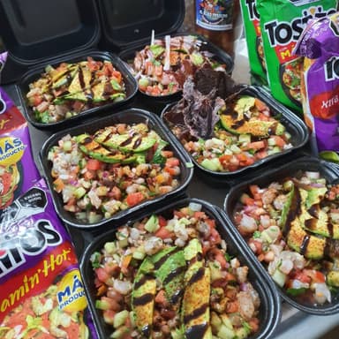 Tosti Ceviche de Camarón