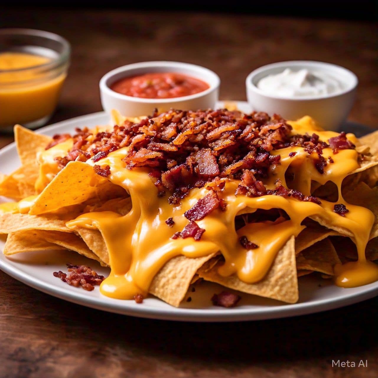 Nachos con Tocino
