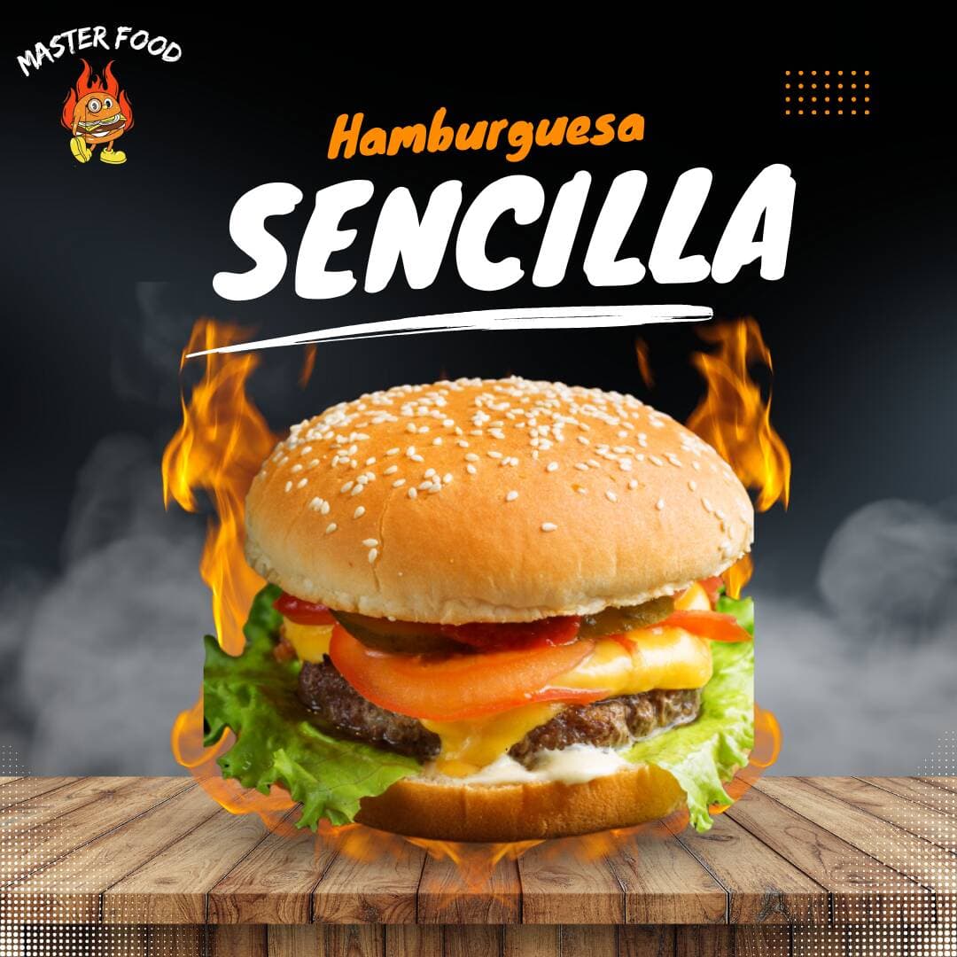 Hamburguesa Sencilla