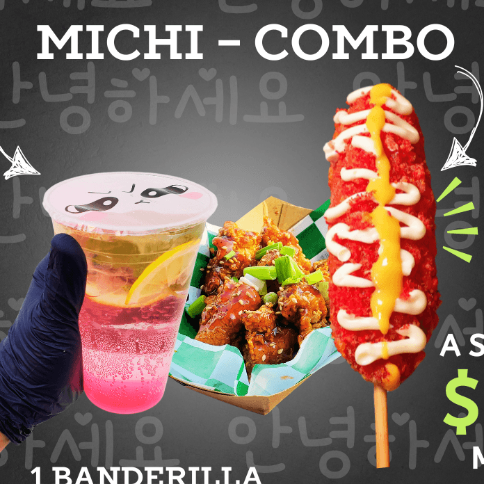 MICHI-COMBO (Banderilla, Pollo Frito y Bebida)