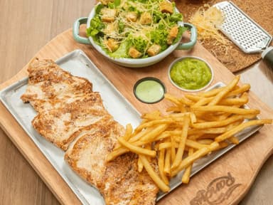 Steak Cesar de Pollo.