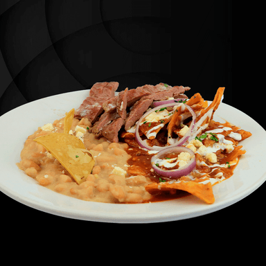 Chilaquiles con Arrachera C