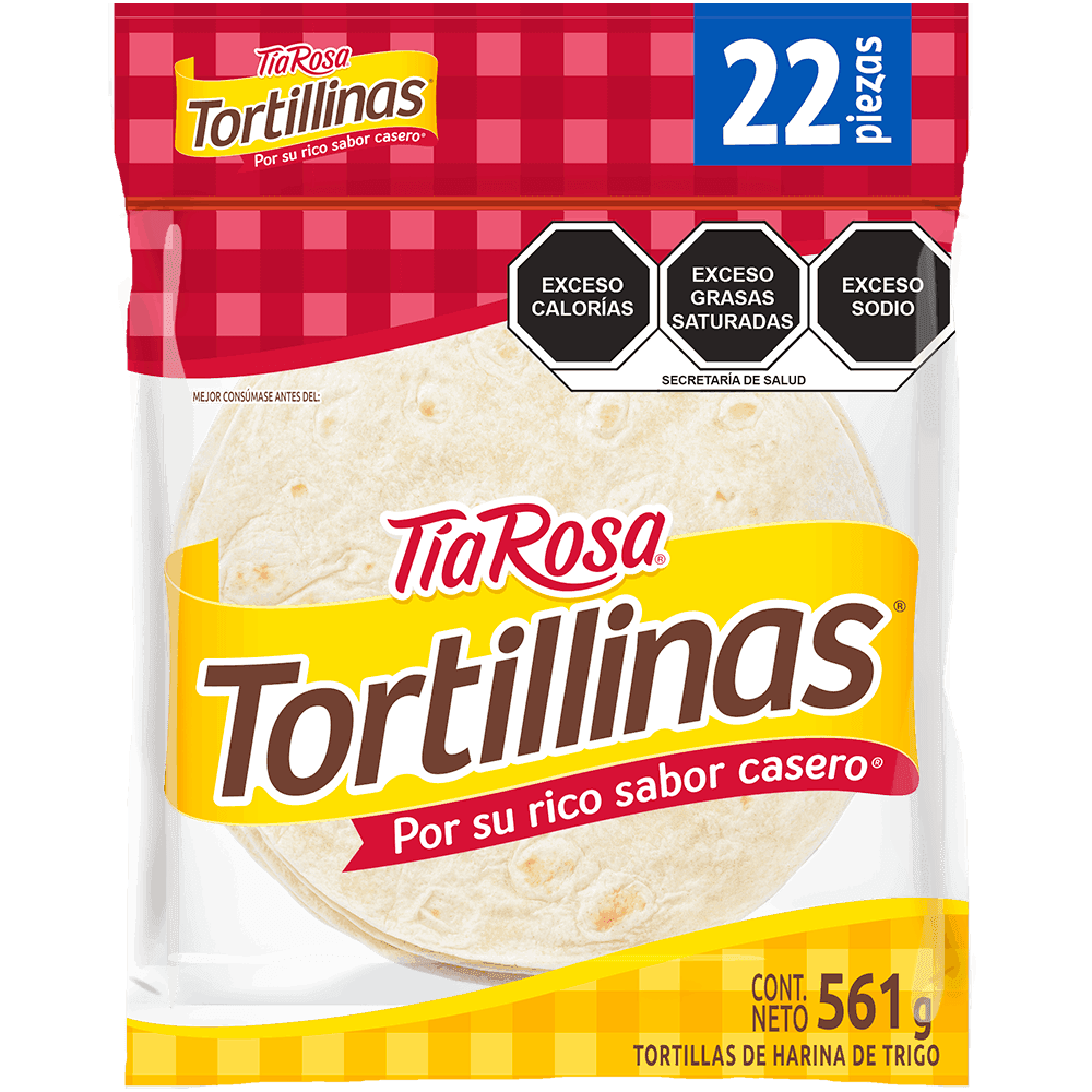 TORTILLINAS TIA ROSA 22 PZ BOLSA