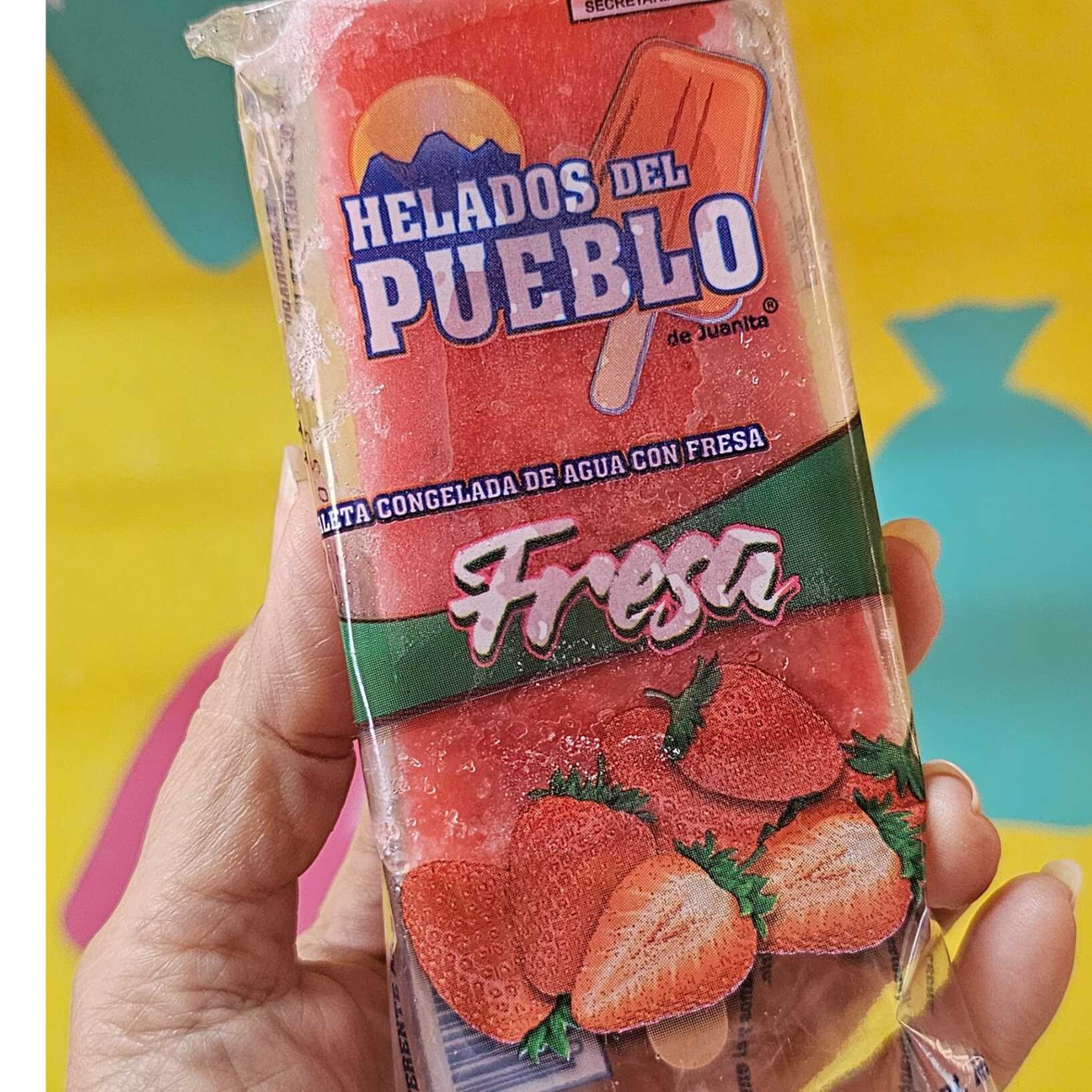 Paleta de Fresa Natural