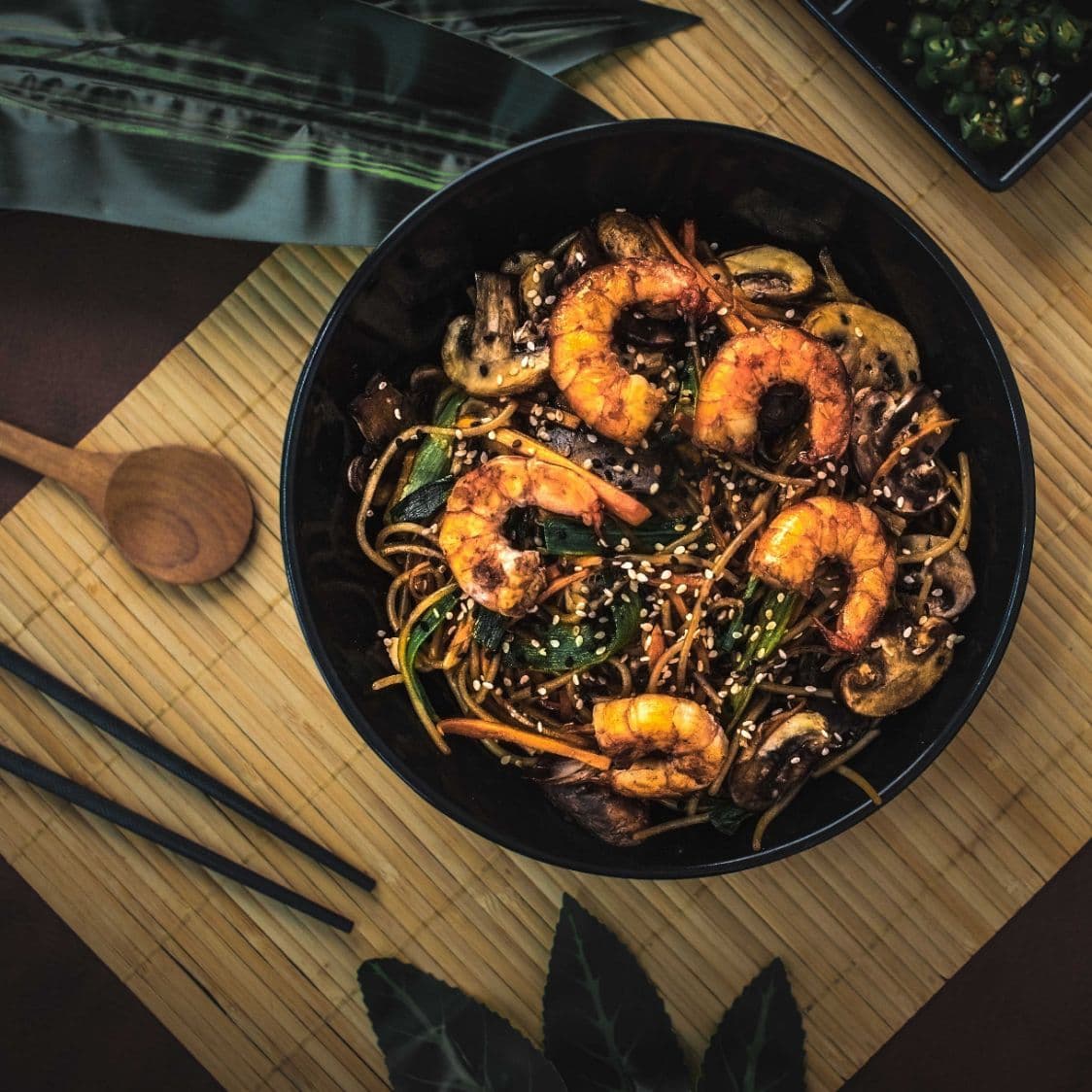 Yakisoba de Camarones