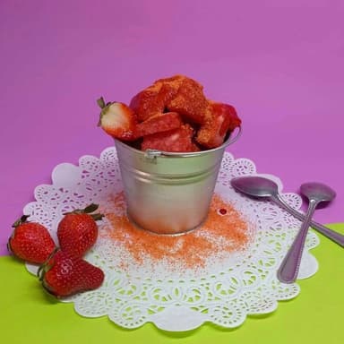 Fresas con Chamoy