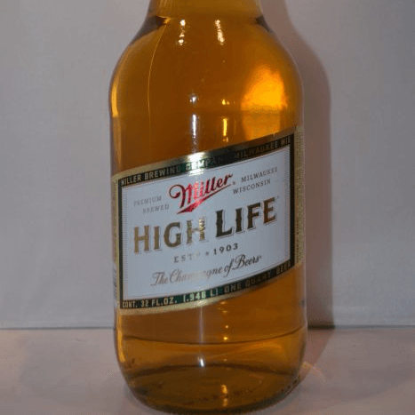 FAMILIAR MILLER LIFE DORADA VIDRIO DESECHABLE