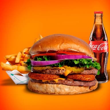 BIG BERNA CON PAPAS Y REFRESCO