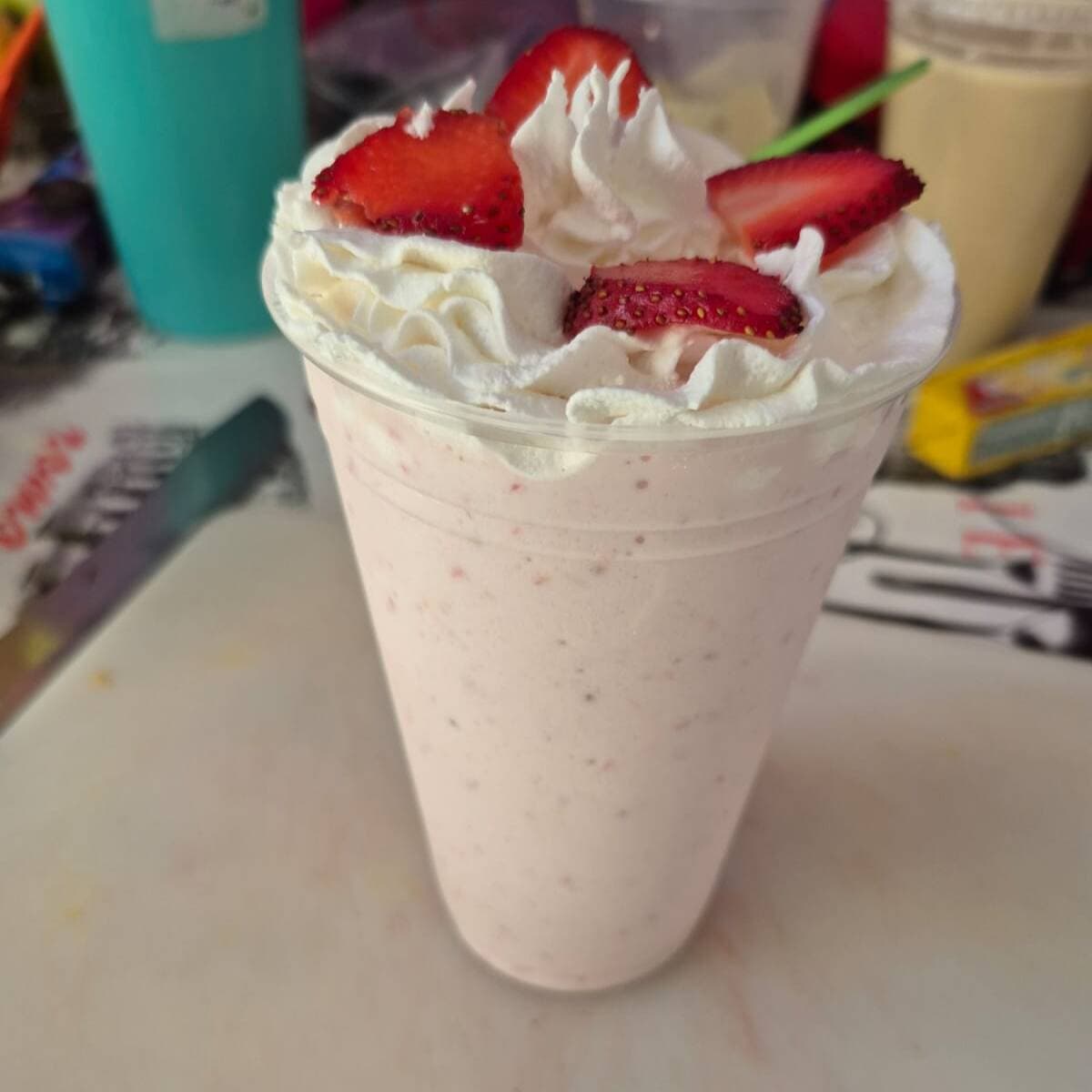 Malteada de Fresa