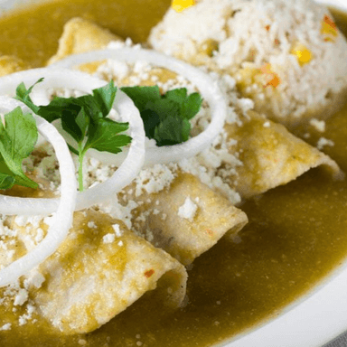 Enchiladas Verdes Queso