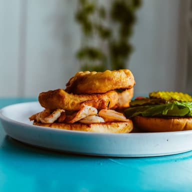 Hamburguesa de Camarón