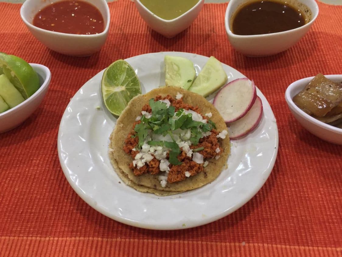 Taco de chorizo