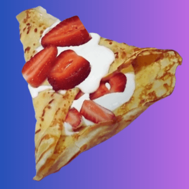 Crepa de Fresa con Chantilly