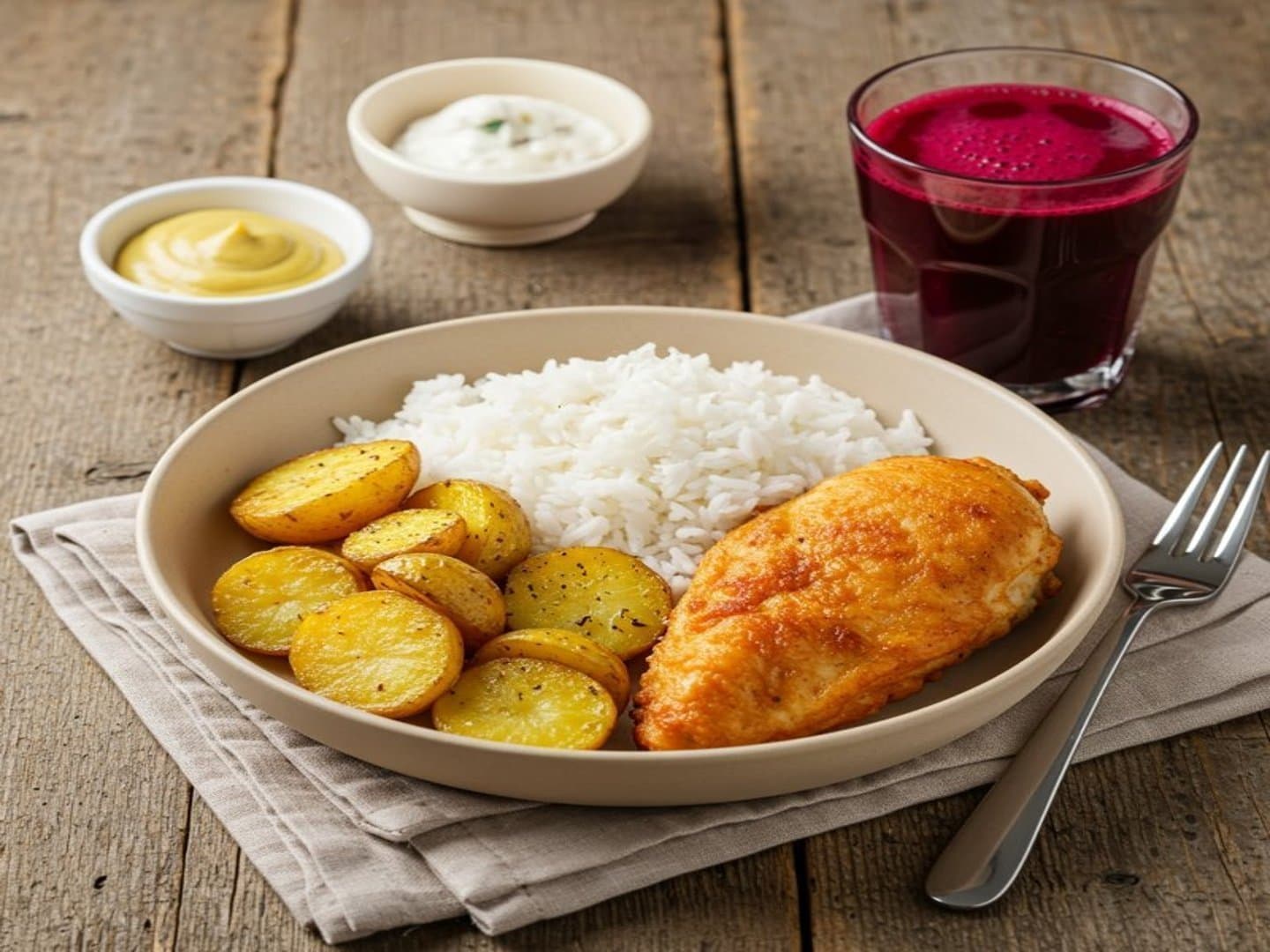 El Pollo Panko + bebida