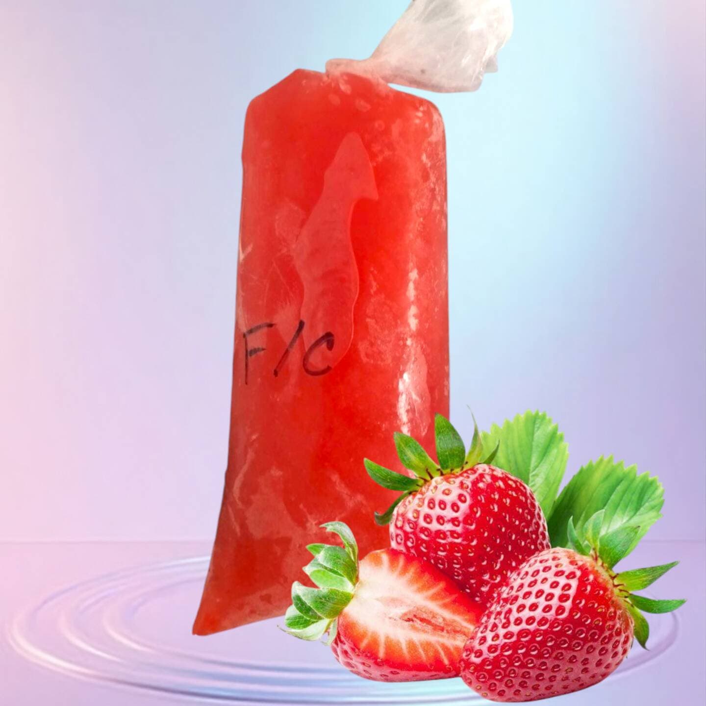Helado de Fresa con Chamoy