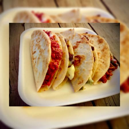 Taco de Papa con Chorizo