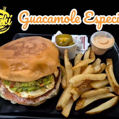 Combo 4.(Arrachera Burguer+5 Boneless+Ref. 350ml)