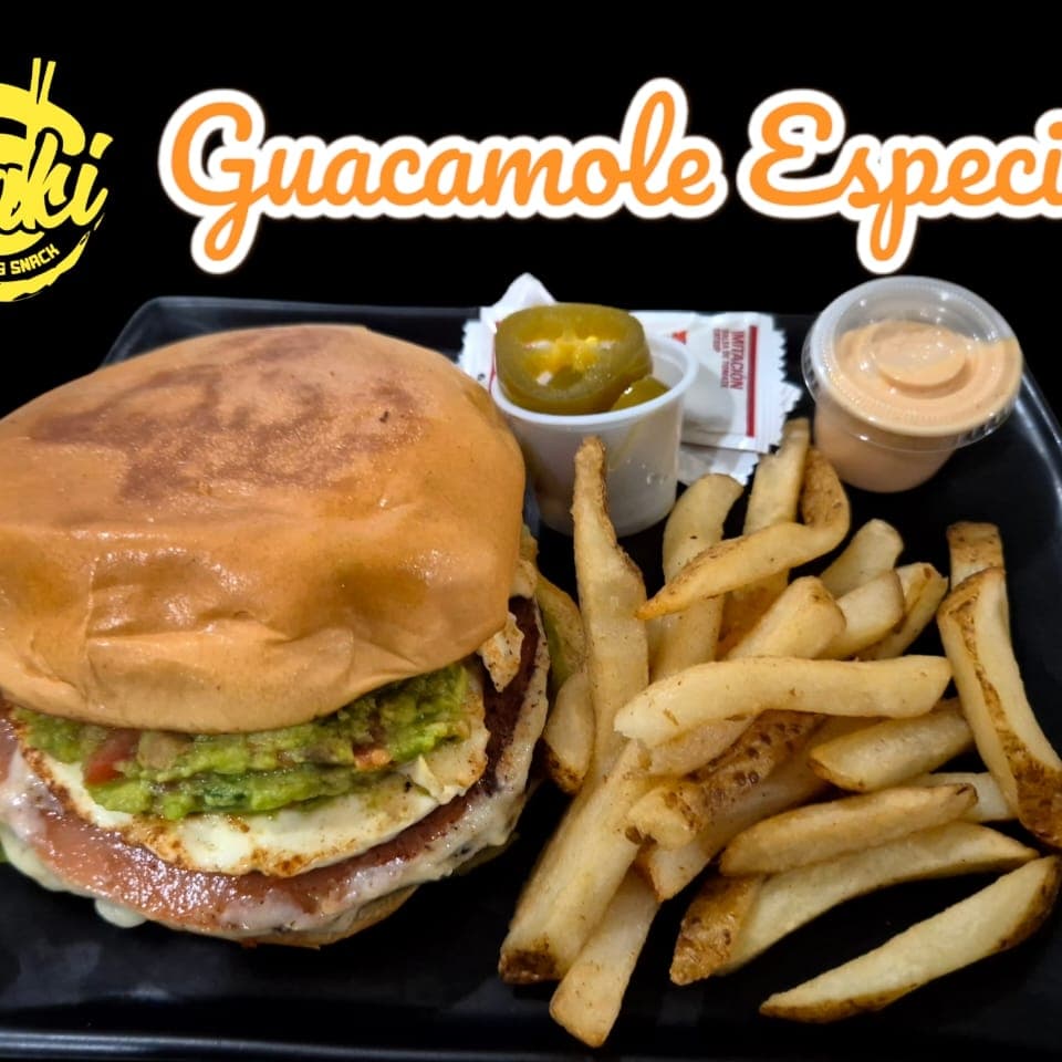 Combo 4.(Arrachera Burguer+5 Boneless+Ref. 350ml)